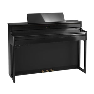 Roland HP704 Polished Ebony Concert Package