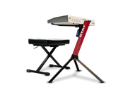 STAY Keyboard Stand SLIM 1100/02C Two Tier Curved Top With Carry Bag; Black