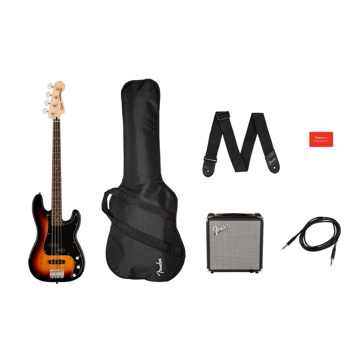 Squier Affinity Precision Bass PJ Pack 3 Colour Sunburst