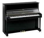 Yamaha U1 Upright Piano; Polished Ebony