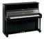 Yamaha U1 Upright Piano; Polished Ebony