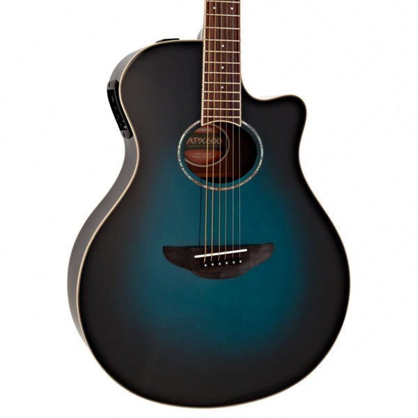 Yamaha APX600OBB Electro Acoustic Guitar Oriental Blue Burst