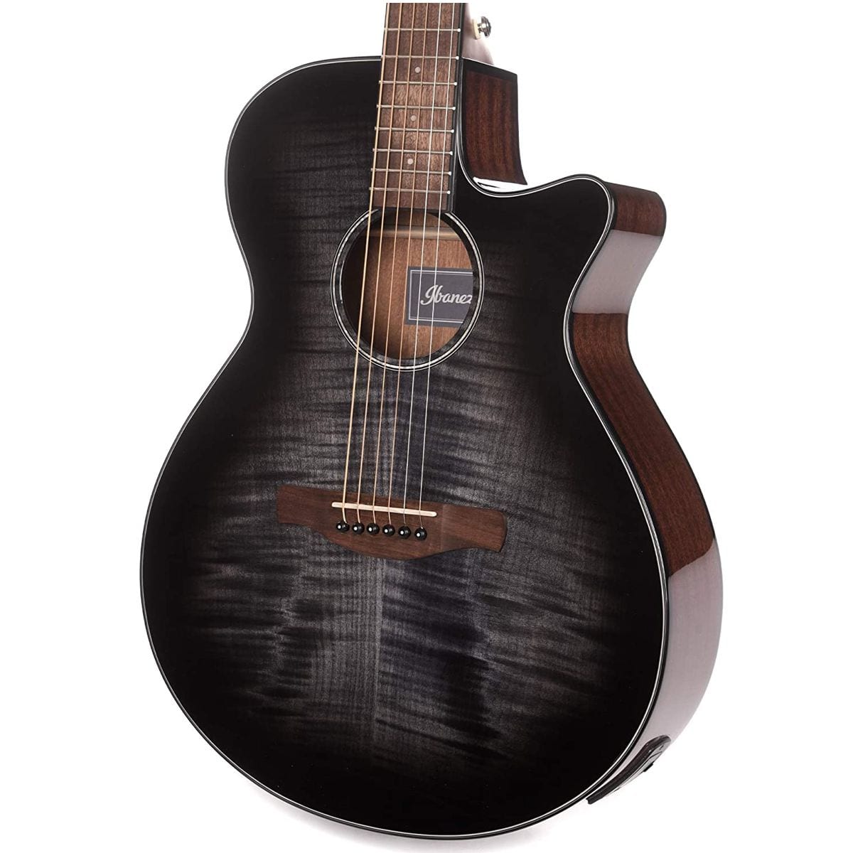Ibanez AEG70 TCH Trans Charcoal Burst Electro Acoustic Guitar