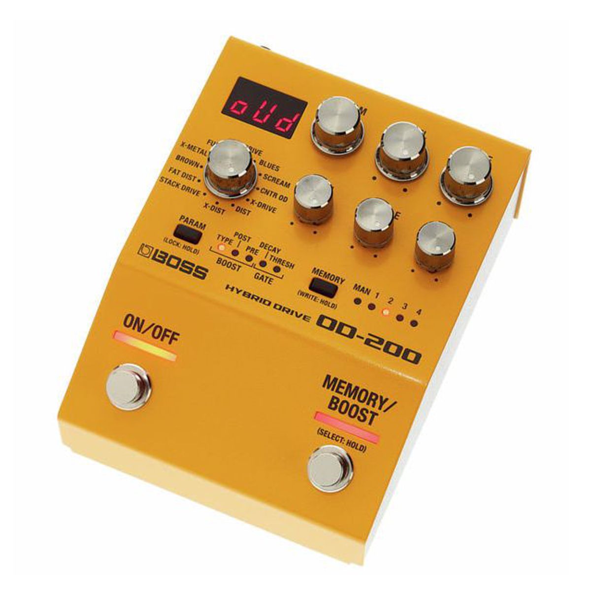 Boss OD200 Hybrid Drive Guitar Overdrive Distortion Pedal
