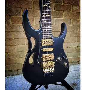 Ibanez Steve Vai Signature PIA Onyx Black Guitar