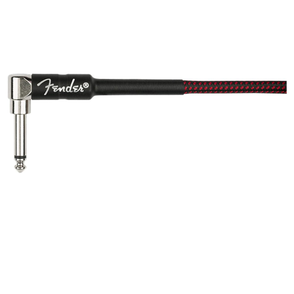 Fender Professional Series 30ft Red Tweed Coil Guitar Cable Bonners Music