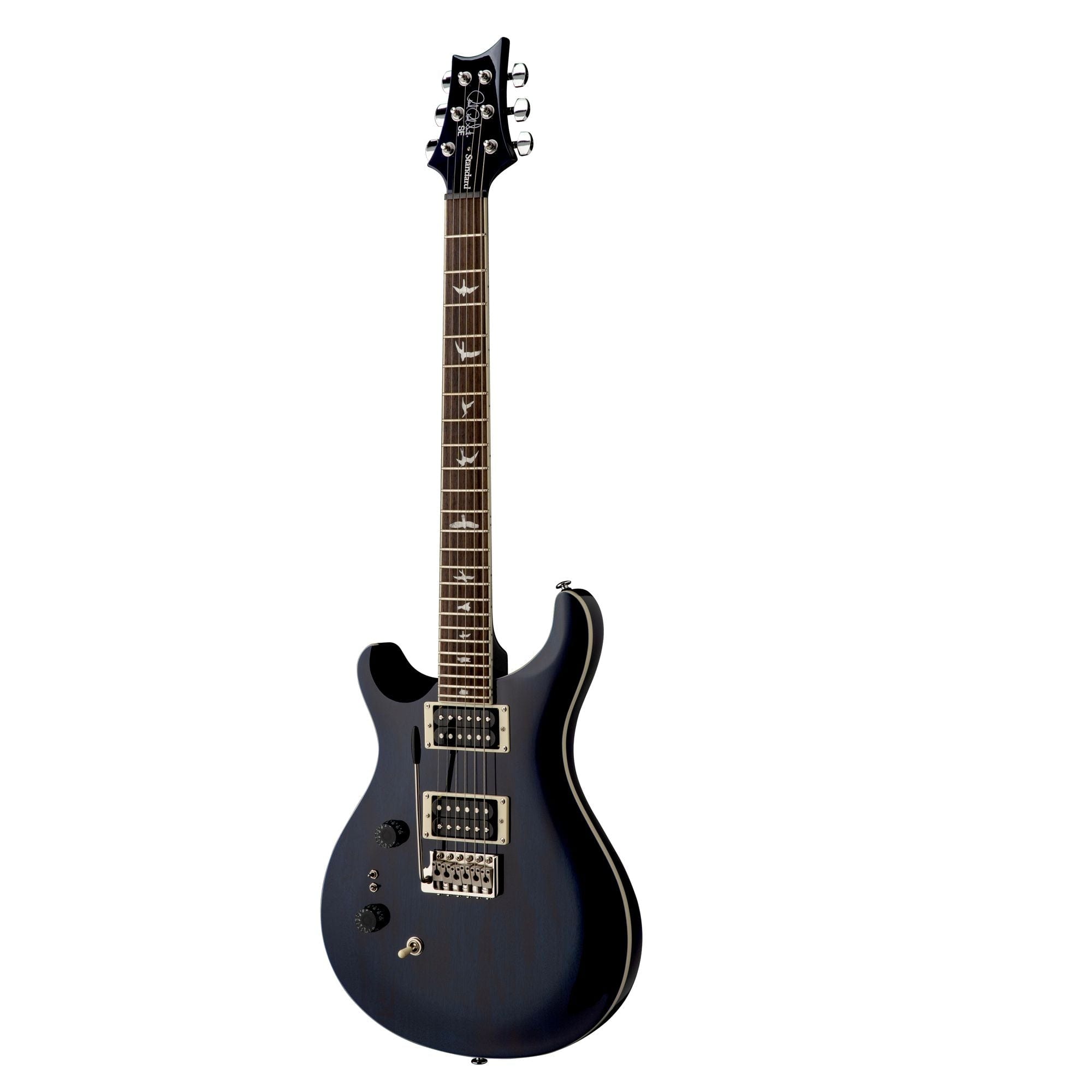 PRS SE Standard 24-08 Left Hand Trans Blue Guitar | Bonners Music