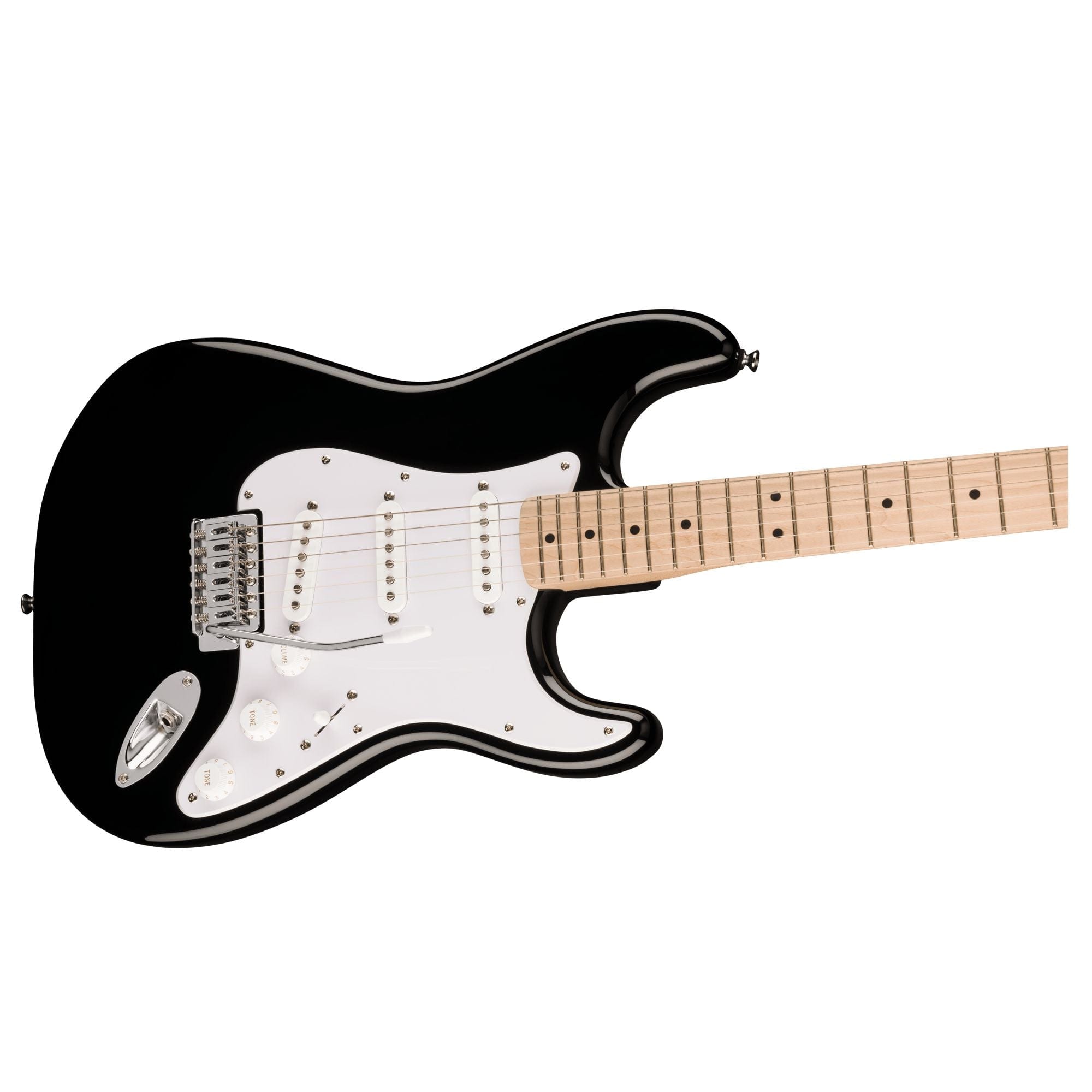 Squier Sonic Stratocaster Maple Black Guitar | Bonners Music