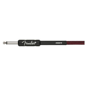 Fender Professional Series 30ft Red Tweed Coil Guitar Cable