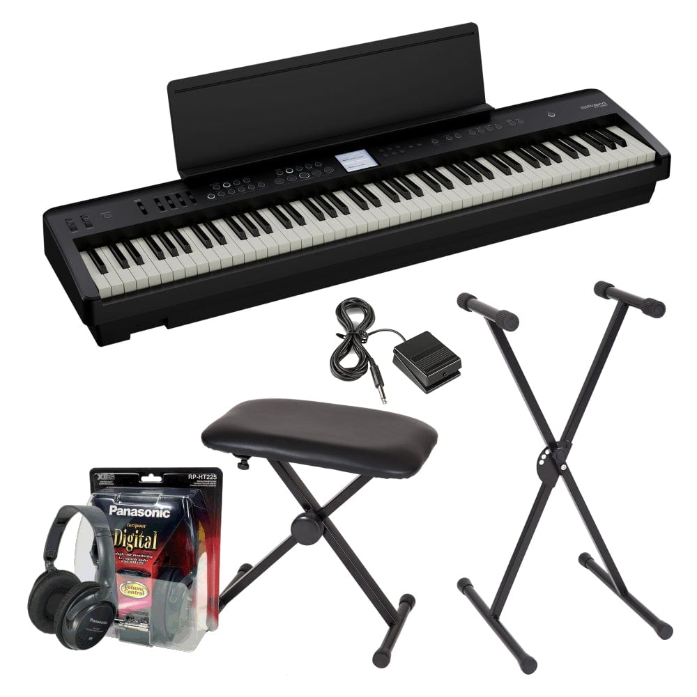 Roland FP-E50 Digital Piano Value Package; Black