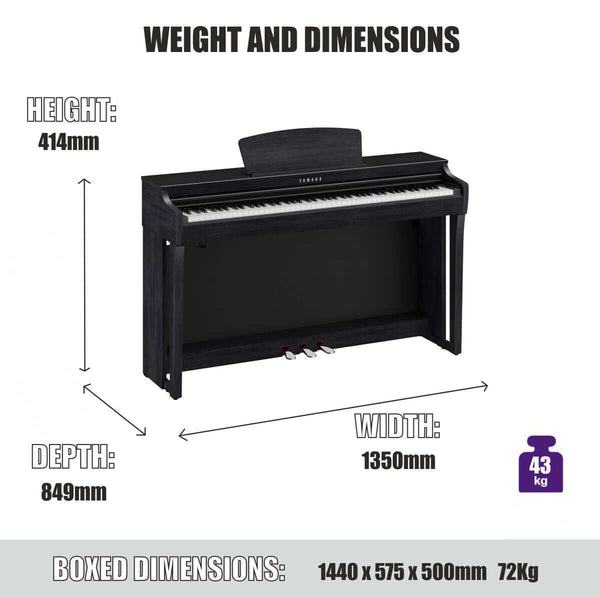 Yamaha top clavinova white