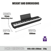 Roland FP30X White Digital Piano Upgraded Package