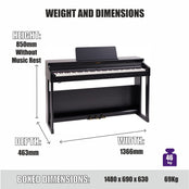 Roland RP701 Dark Rosewood Digital Piano Value Package