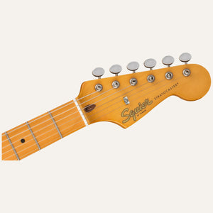 Squier 40th Anniversary Stratocaster Vintage Edition Satin Wide 2 Colour Sunburst Electric Guitar