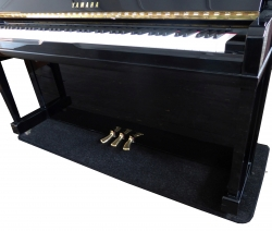 Upright Piano Protection Carpet; Black 151cm x 34cm