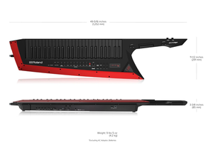 Roland AX-EDGE Keytar Professional Keytar Performance Synth; Black