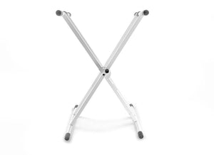 Keyboard Stand Deluxe Welded Double Braced X-Frame by Taurus Stands; White KXWD01W