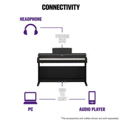 Yamaha YDP165 Arius Digital Piano; Black