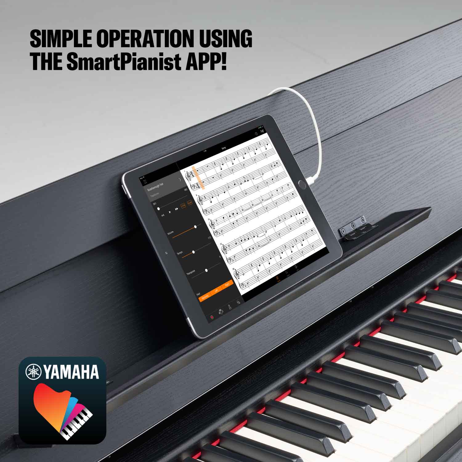 Yamaha YDP-S55 White Digital Piano Value Package