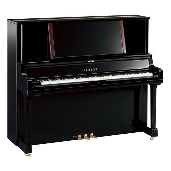 Yamaha YUS5 Upright Piano; Polished Ebony