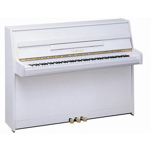 Yamaha B1 Upright Piano; Polished White