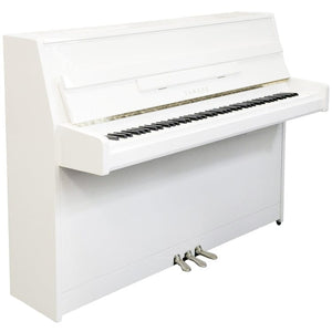 Yamaha B1 Upright Piano; Polished White
