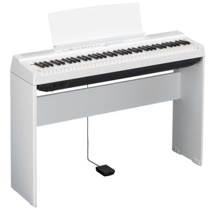 Yamaha P121 White Piano Elite Package