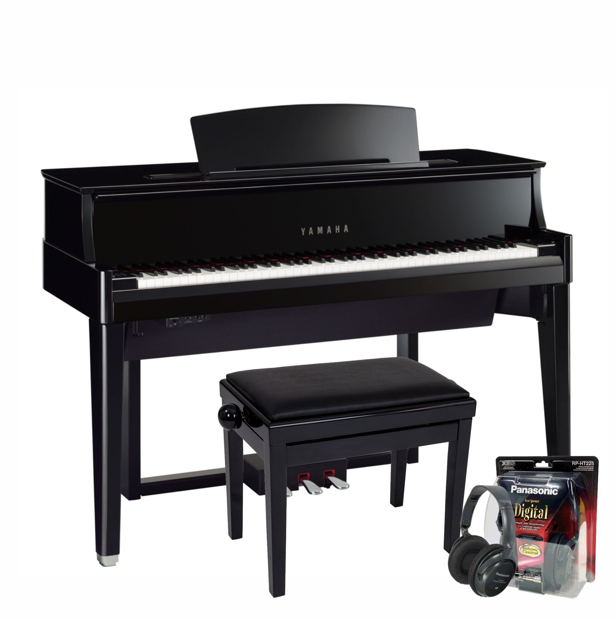 masilla Pacer monitor Yamaha N1x Digital Piano Value Package | Bonners Music