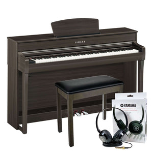 Yamaha CLP735DW Dark Walnut Branded Accessories Package