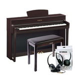 Yamaha CLP735R Rosewood Branded Accessories Package