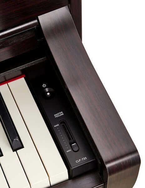 Yamaha CLP735R Rosewood Branded Accessories Package