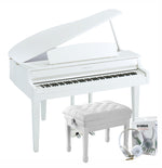 Yamaha CLP765GP Polished White Concert Package