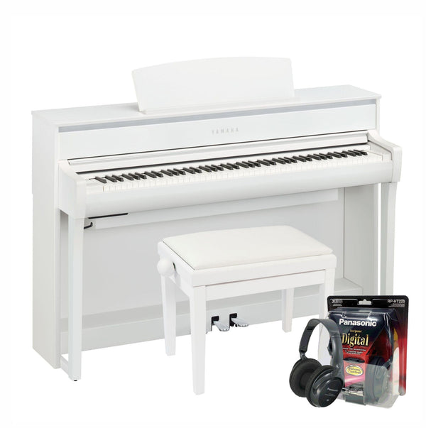 Yamaha CLP775WH White Digital Piano Value Package