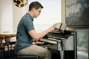 Yamaha Clavinova CSP170 Digital Piano; White with FREE iPad Offer