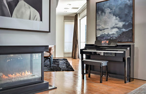 Yamaha Clavinova CSP170 Digital Piano; Black with FREE iPad Offer