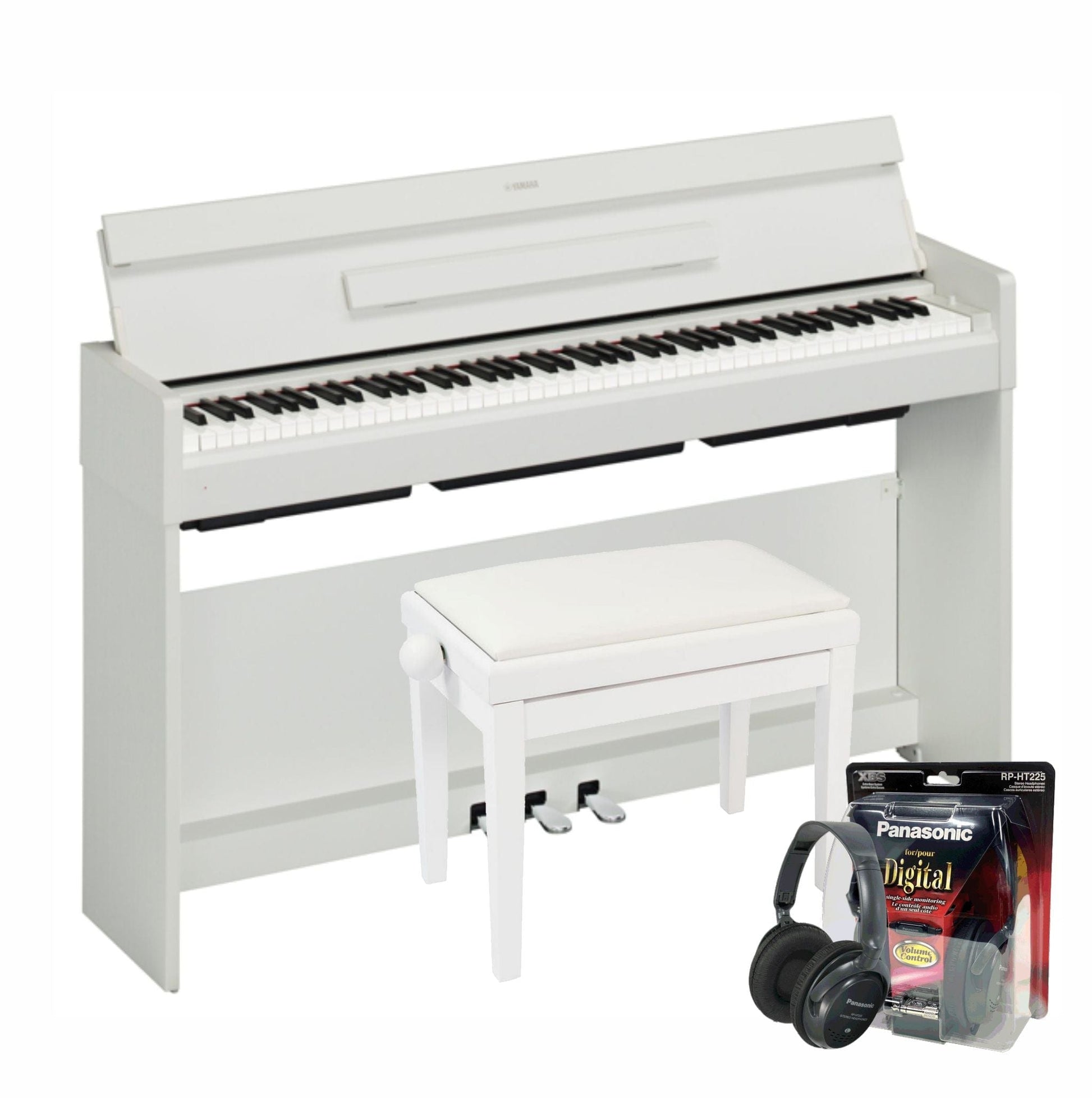 Yamaha YDP-S35 White Digital Piano Value Package