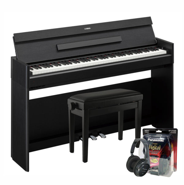 Yamaha YDP-S55 Black Digital Piano Value Package