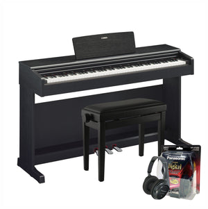 Yamaha YDP145 Black Digital Piano Value Package