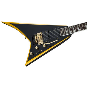 Jackson RRX24 Rhoads Laurel Black Yellow Bevels Guitar