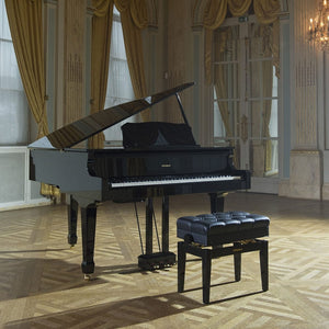 Roland GP9 Digital Grand Piano; Polished Ebony Concert Package