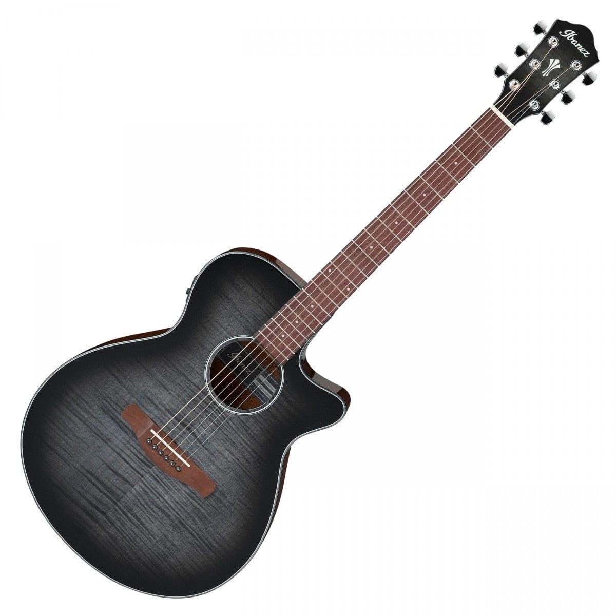 Ibanez AEG70 TCH Trans Charcoal Burst Electro Acoustic Guitar