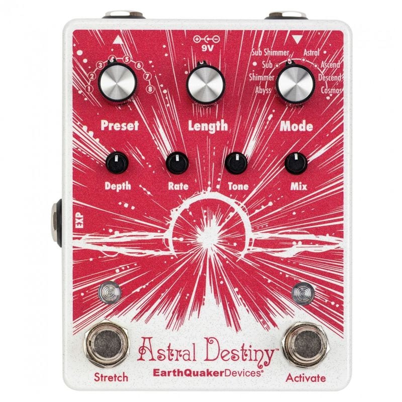 Earthquaker Devices Astral Destiny Octal Octave Reverb Effects Pedal