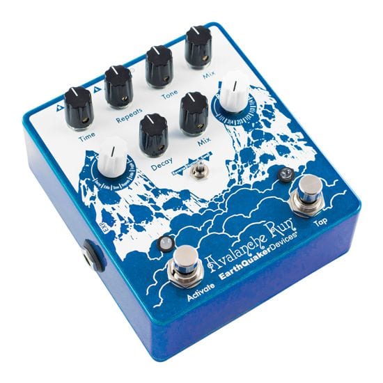 Earthquaker Devices Avalanche Run V2 Stereo Reverb Delay Effects Pedal