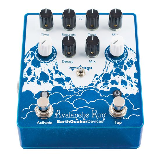 Earthquaker Devices Avalanche Run V2 Stereo Reverb Delay Effects Pedal