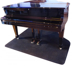Grand Piano Protection Carpet; Black 7ft