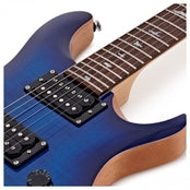 PRS SE CUSTOM 24 Faded Blue Burst Electric Guitar