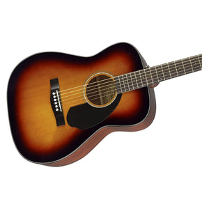 Fender CC-60S Concert Walnut 3 Colour Sunburst Guitar