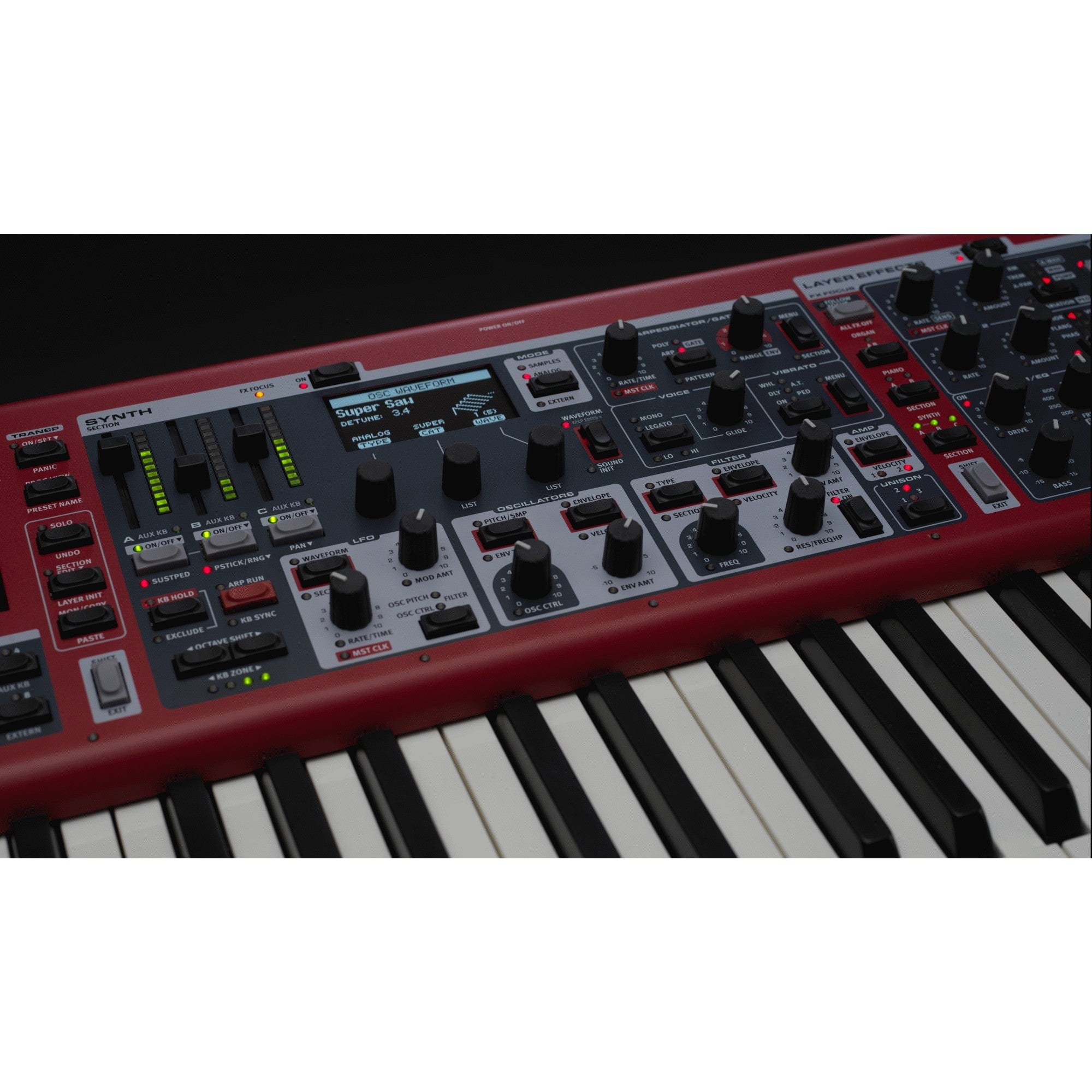 Nord stage outlet 3 synth section