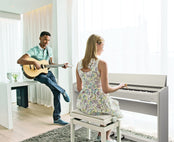 Roland F701 White Digital Piano Value Package