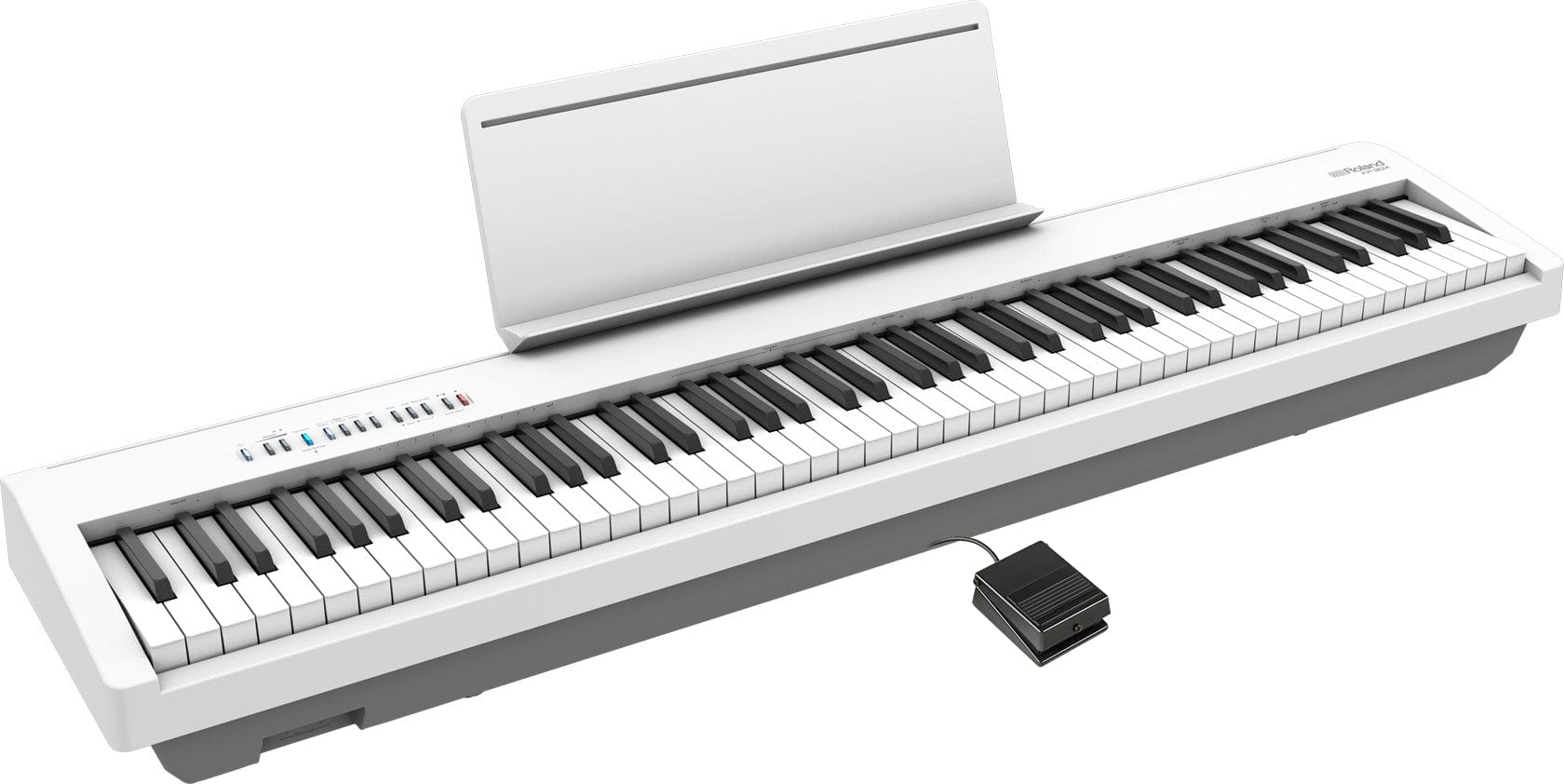 Roland FP30X White Digital Piano Value Package
